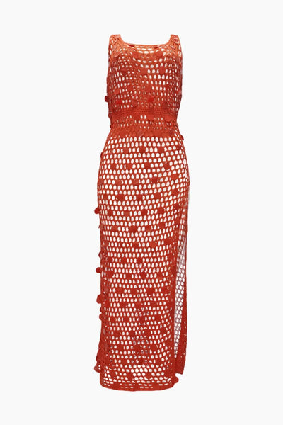 Fishnet Cover Up Beach Dress DoraChic