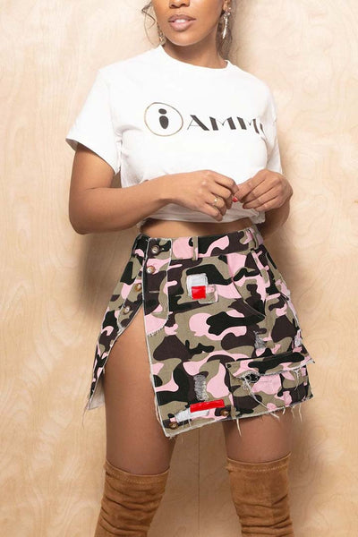 Camouflage Skirt MALSOOA