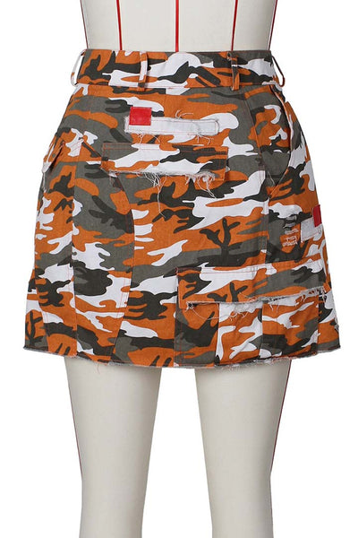 Camouflage Skirt MALSOOA