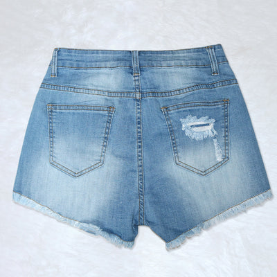 Diamond Casual Denim Shorts MALSOOA