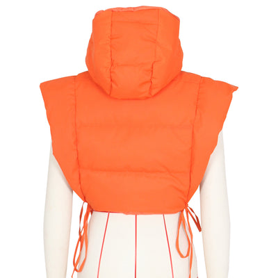 Sleeveless Short Hollow out Down Jacket（On sale） MALSOOA