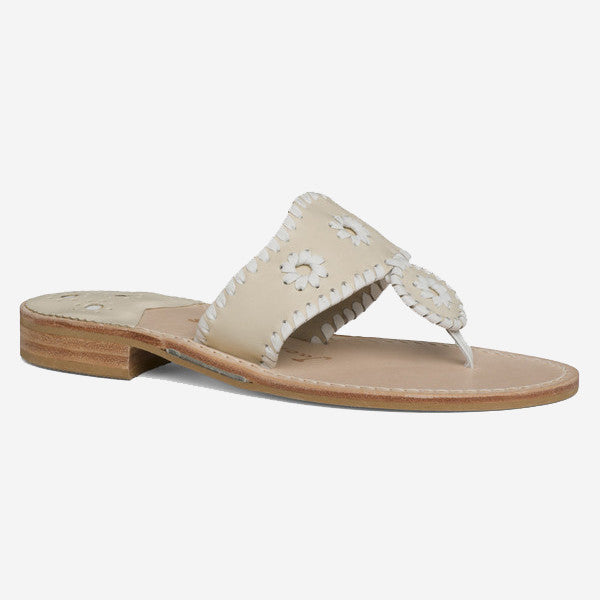 Jack Rogers Palm Beach Sandal - Bone 