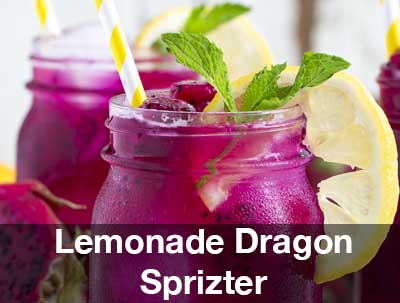 Lemonade Dragon Spritzer | Pitaya Plus Recipe