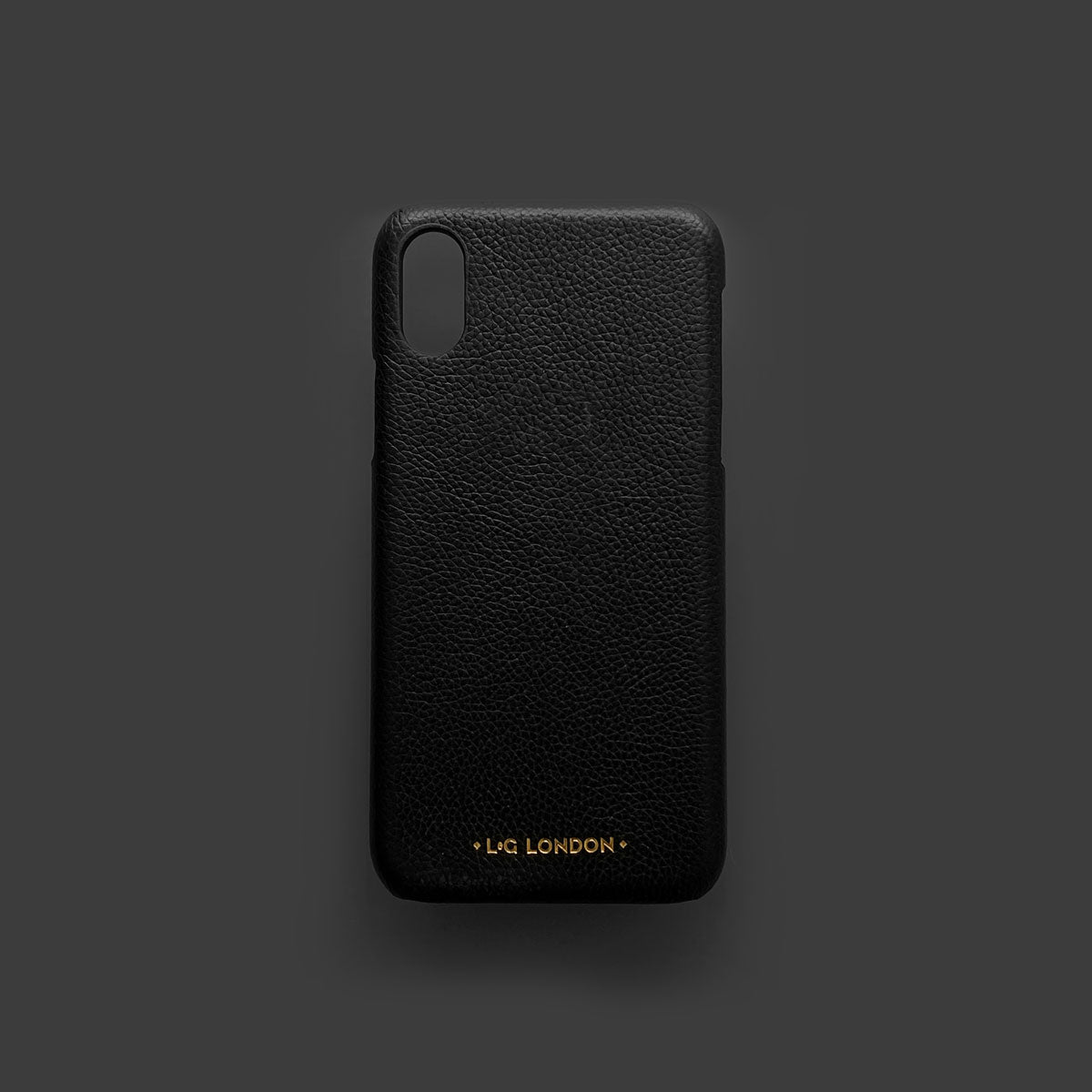 L&G London Personalised Leather iPhone X Case