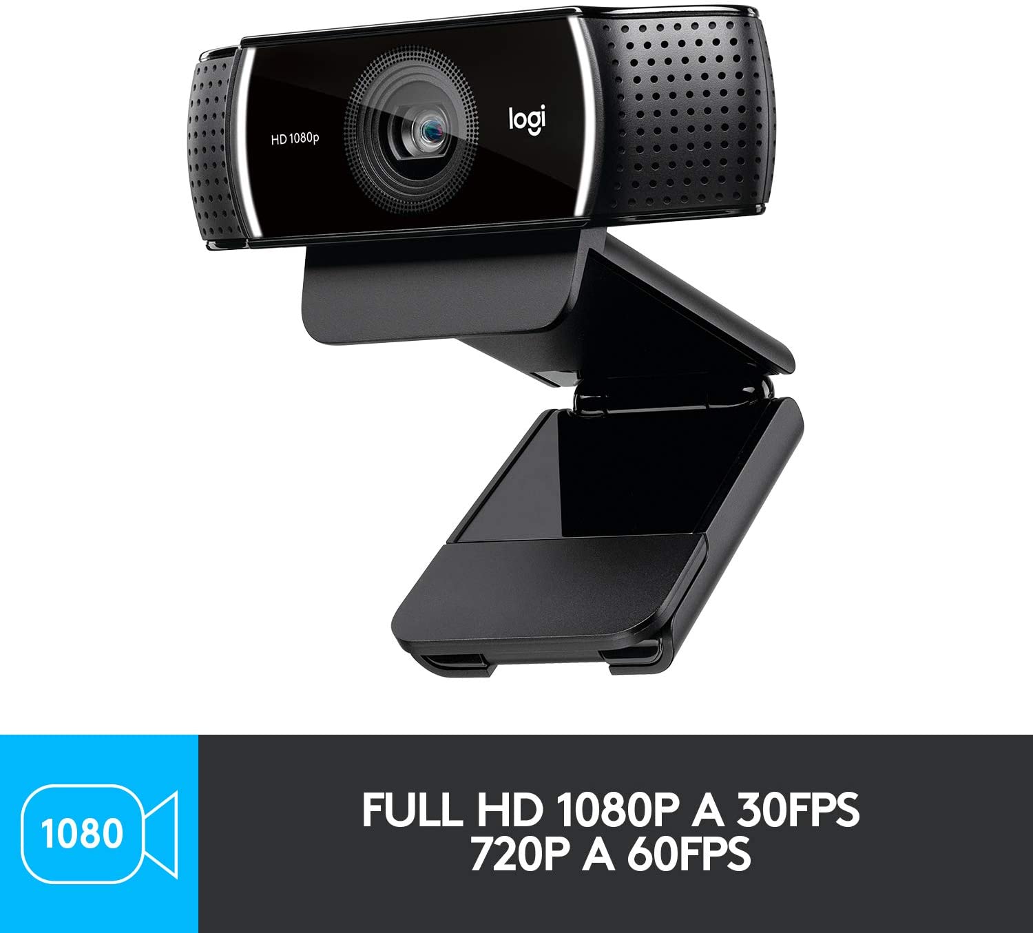 Logitech Pro Stream Webcam 1080P Camera HD Video &