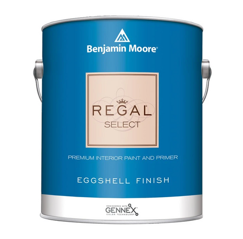 Gallon of Benjamin Moore Regal Select Interior Paint, available at John Boyle Decorating Centers in CT.