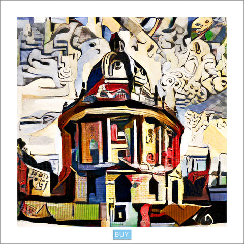 Oxford Modern Art prints of Radcliffe Camera Oxford gifts