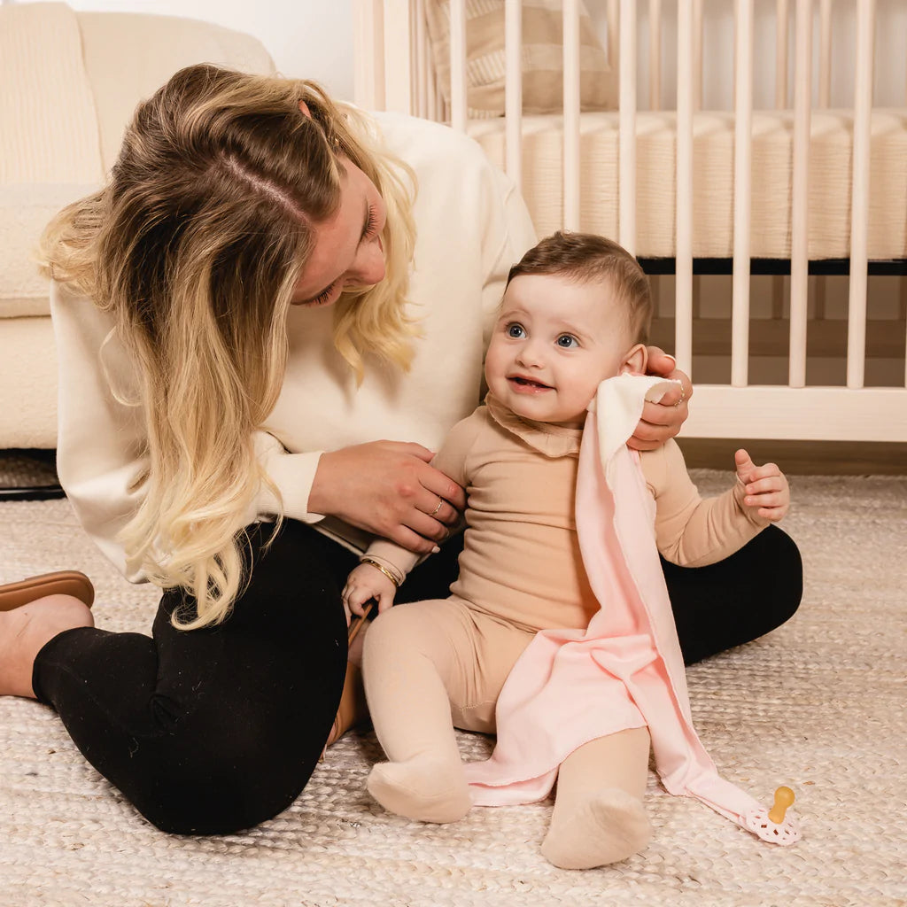 Organic Cotton Pink LovieBee Security Blanket