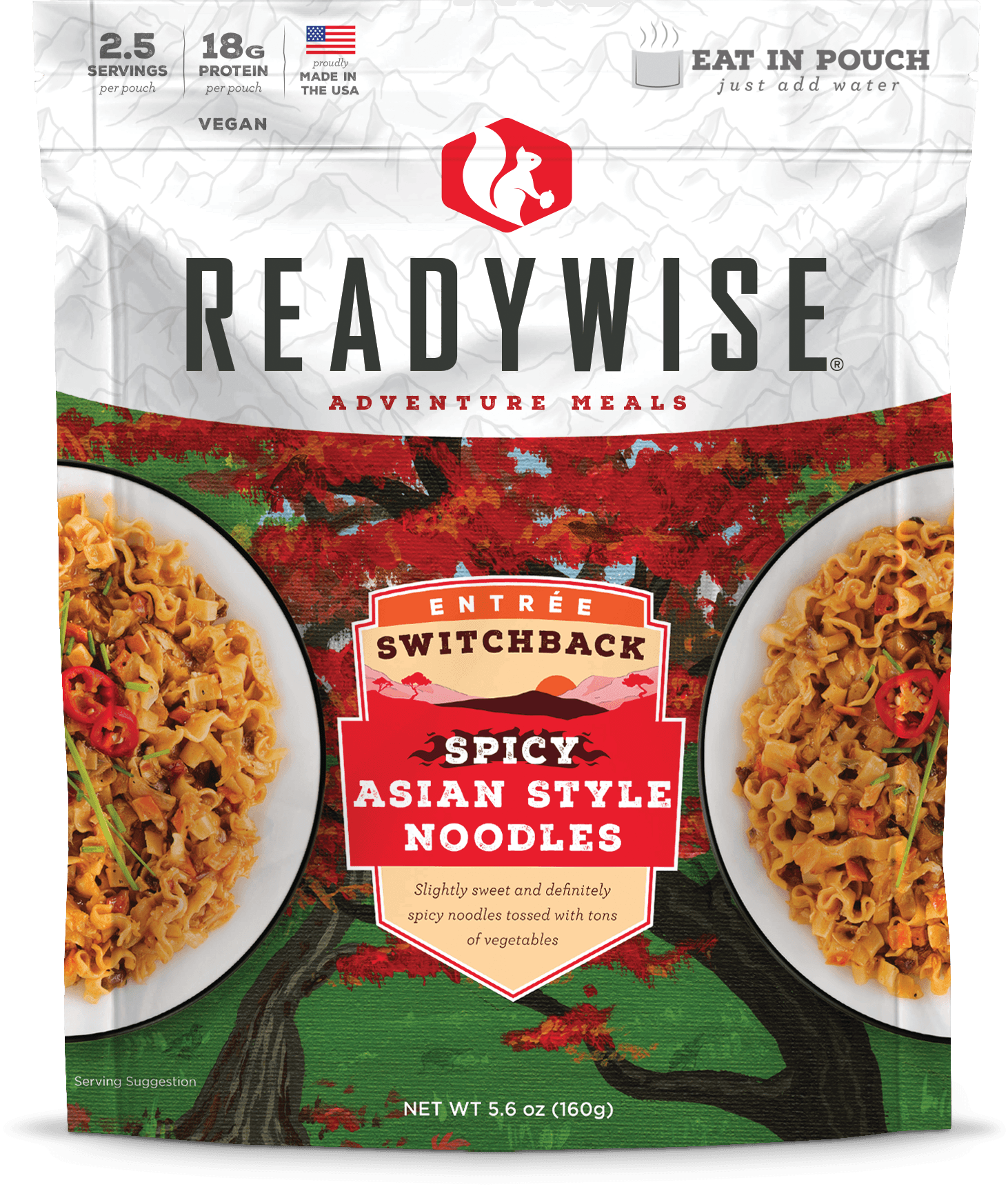 Pakistan Agent Utålelig Switchback Spicy Asian Style Noodles | ReadyWise