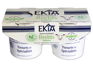 Ekia, yaourt nature au lait de brebis