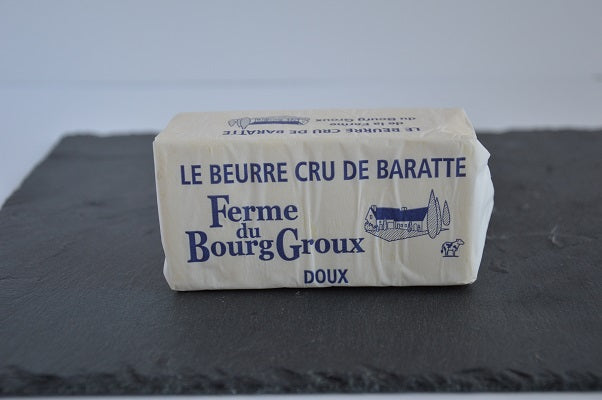 Beurre cru de baratte Salé, Ferme du Bourg Groux