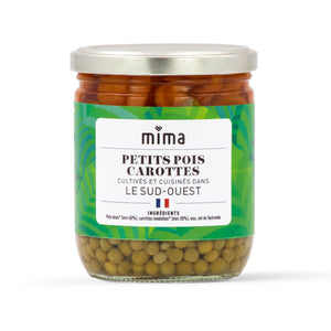 Petits pois carottes Bio