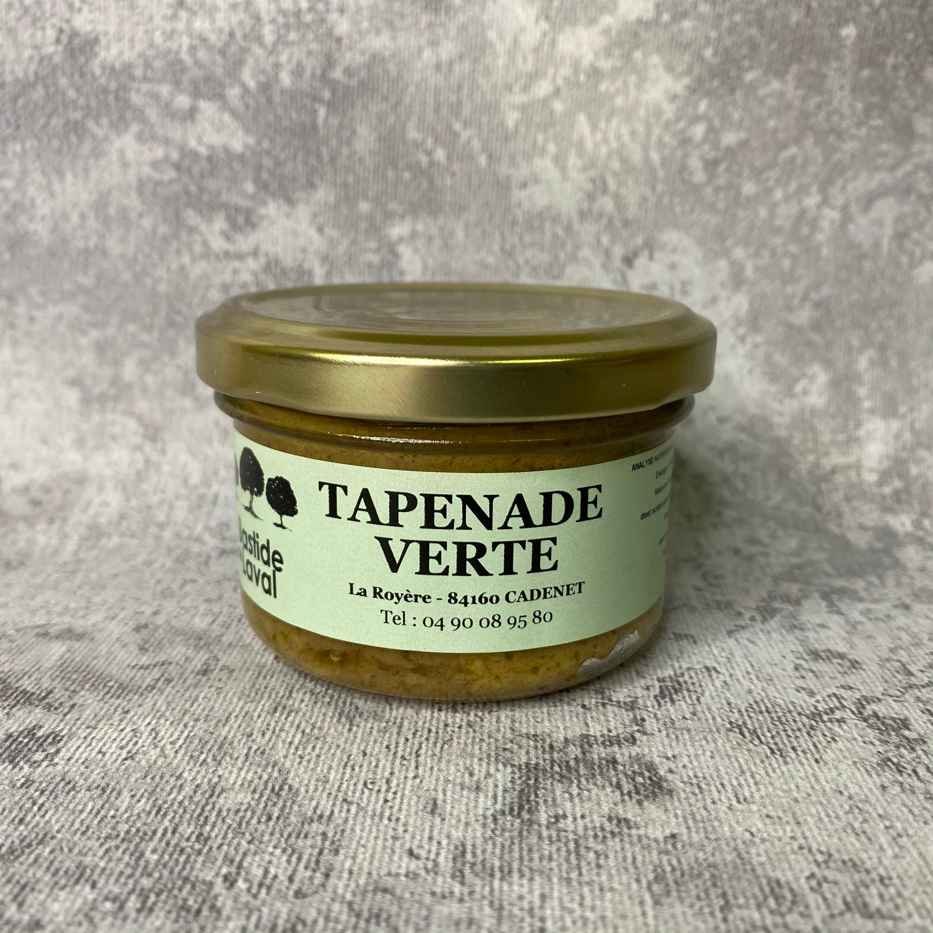 Tapenade verte 100% picholine de Provence