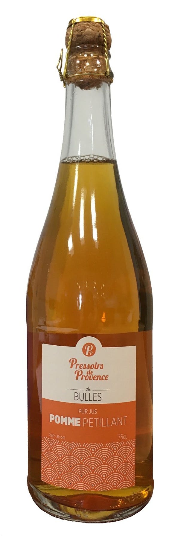 Jus de pomme pétillant