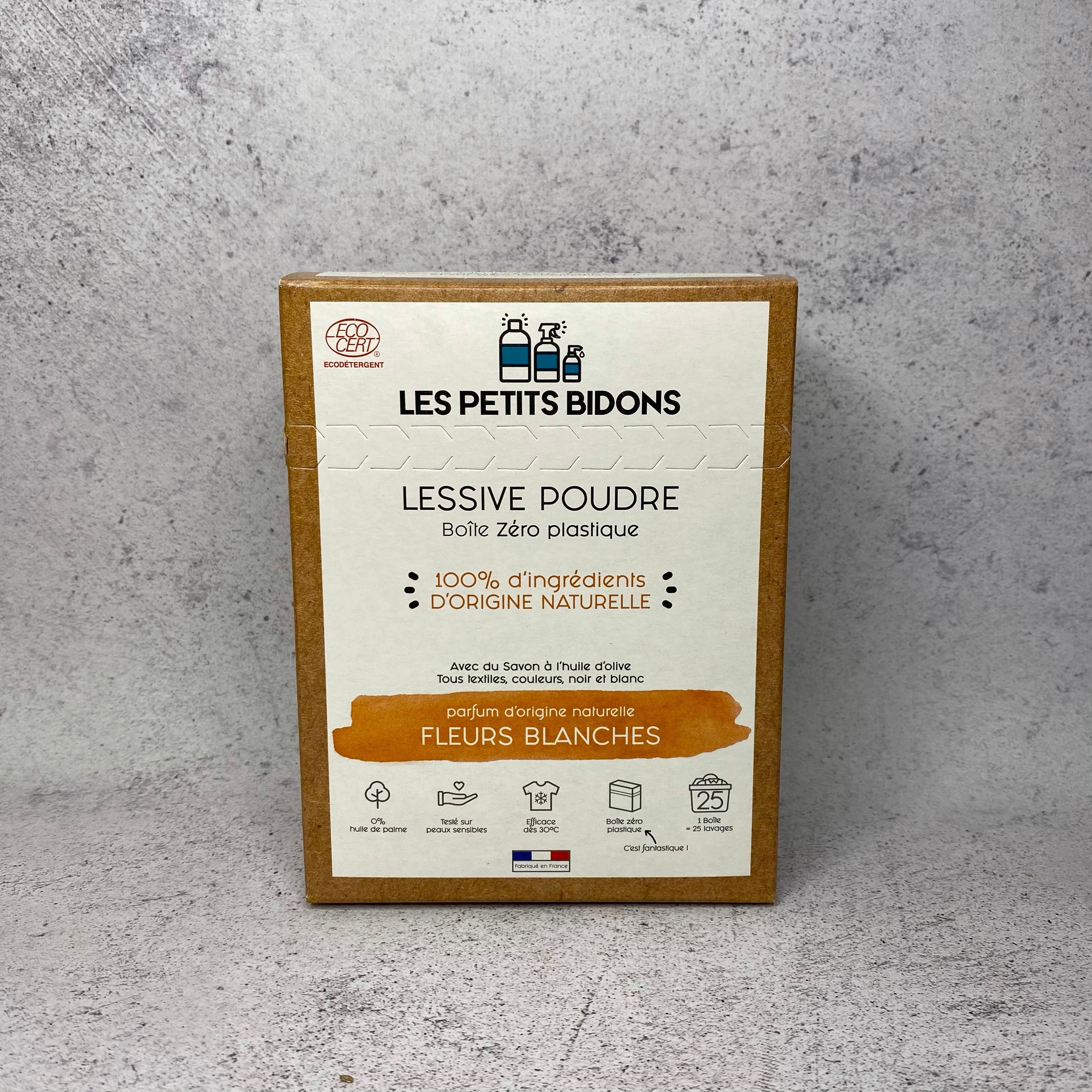 Lessive poudre Fleurs Blanches