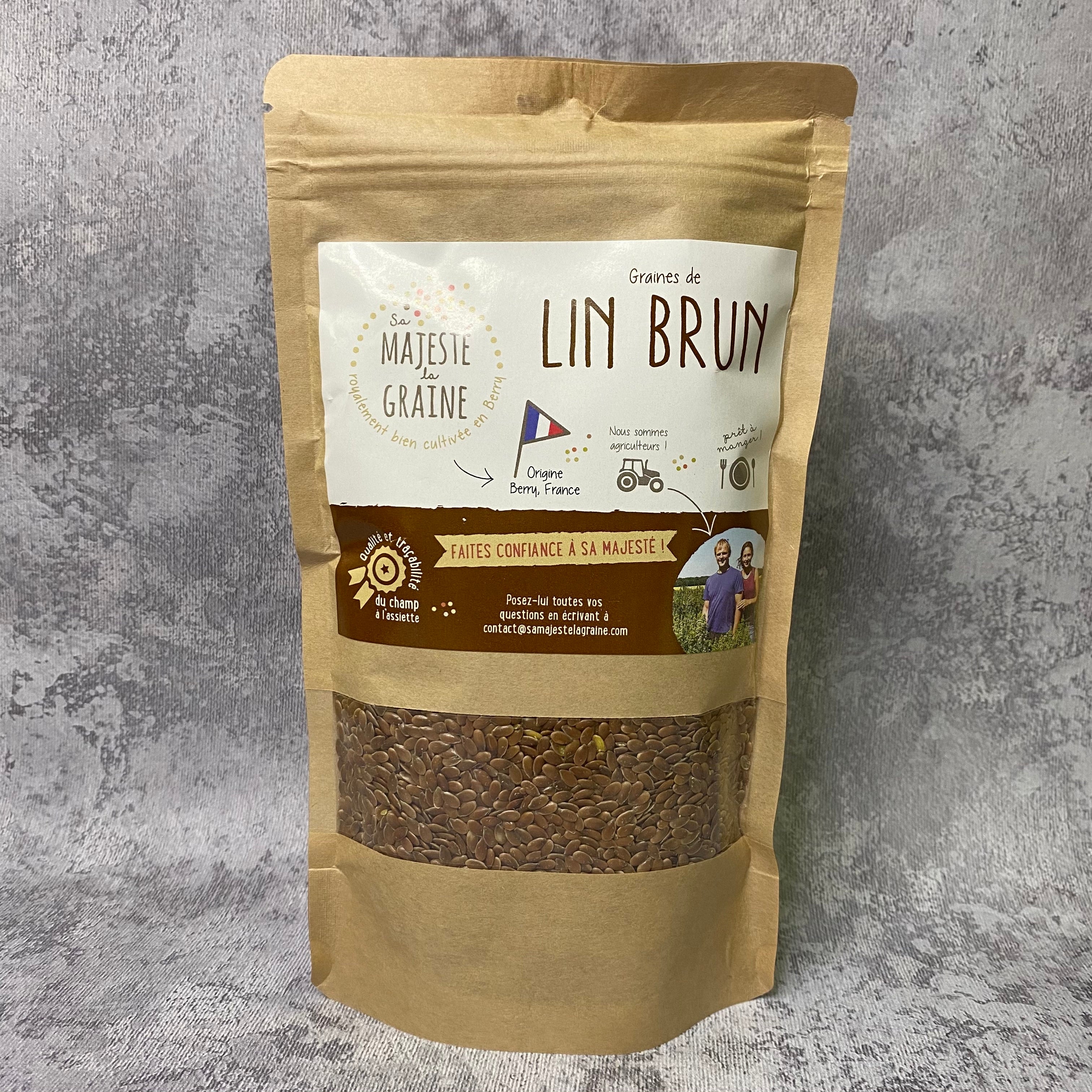 Lin brun du Berry - 350 g