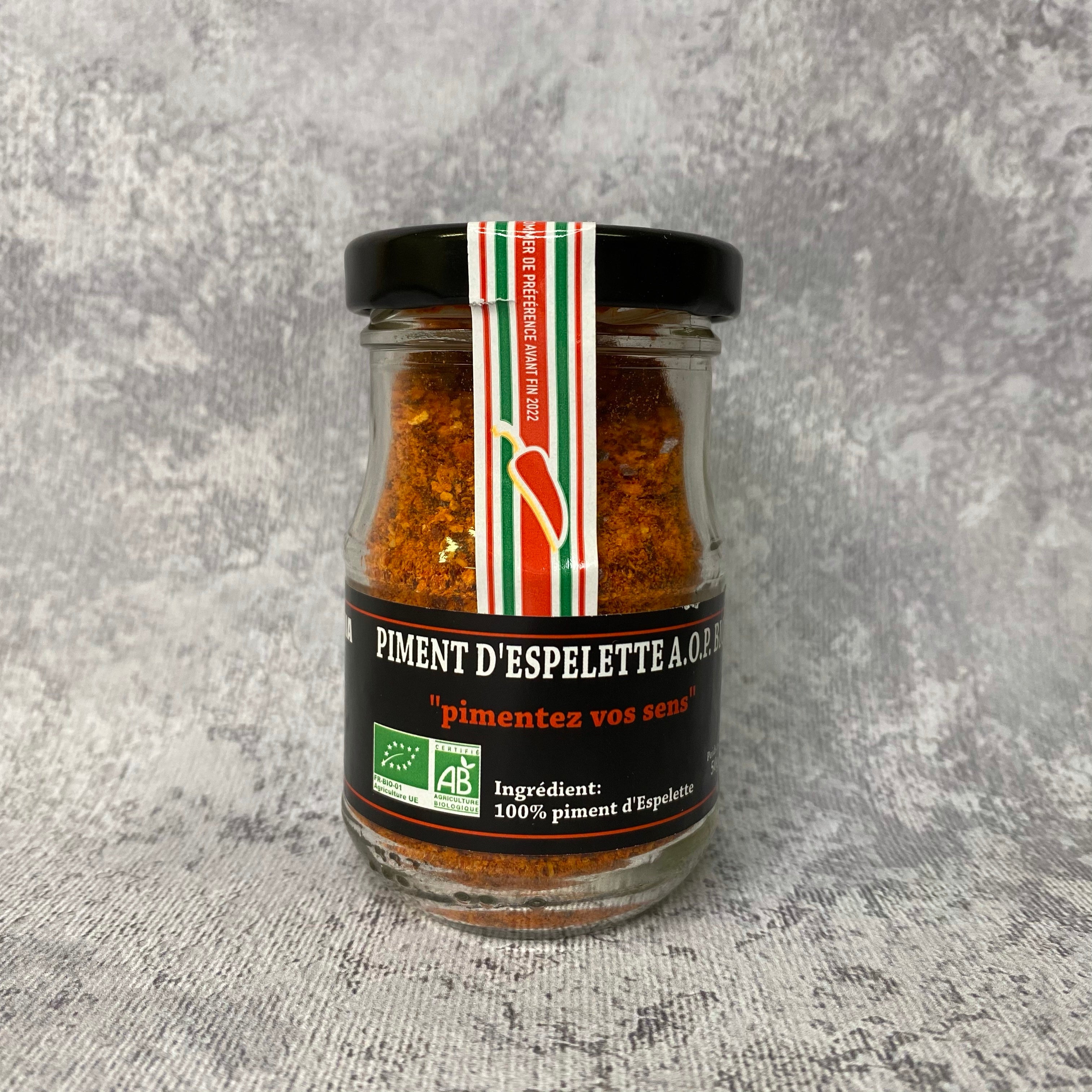 Poudre de piment d'Espelette Bio