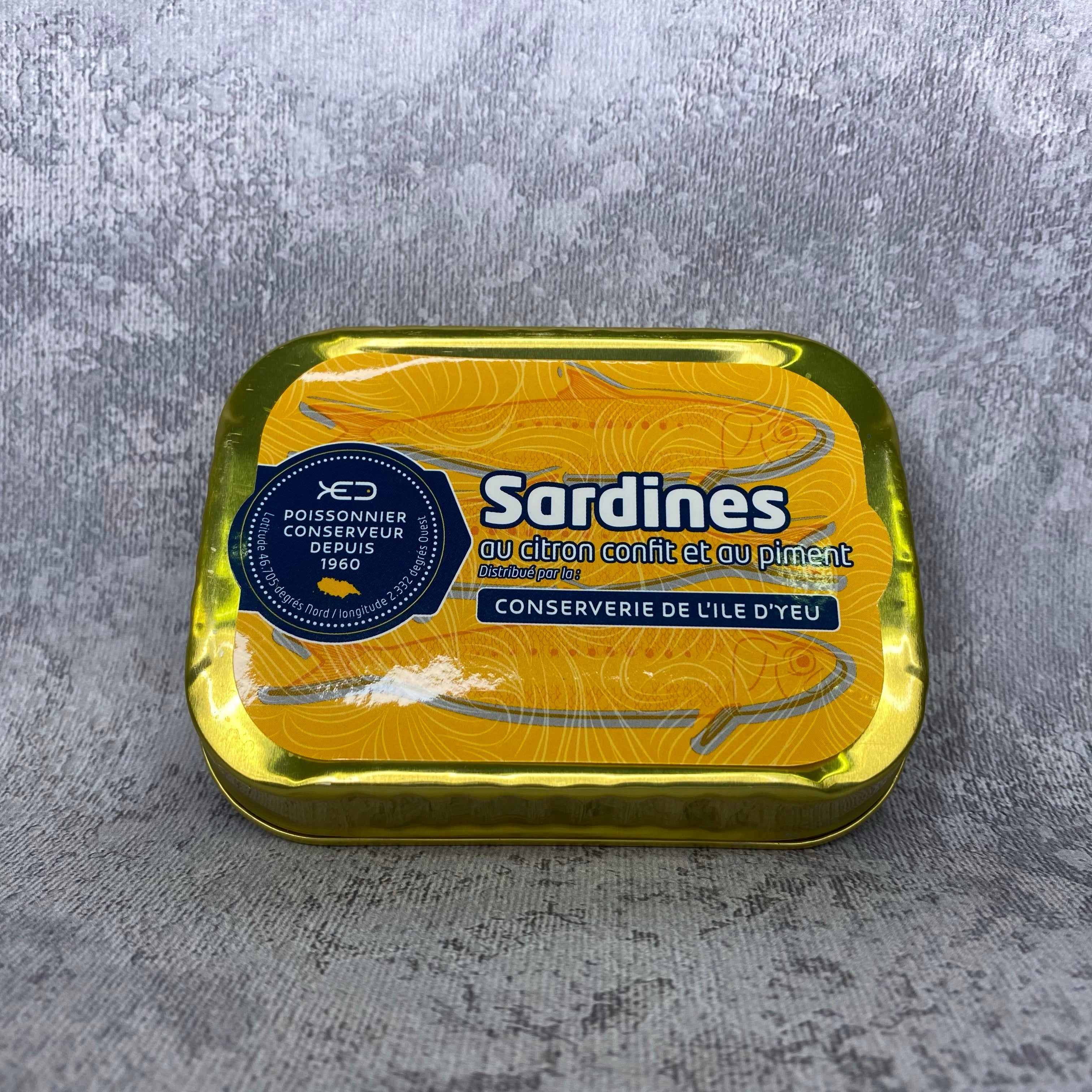 Sardines aux citrons confits et piment