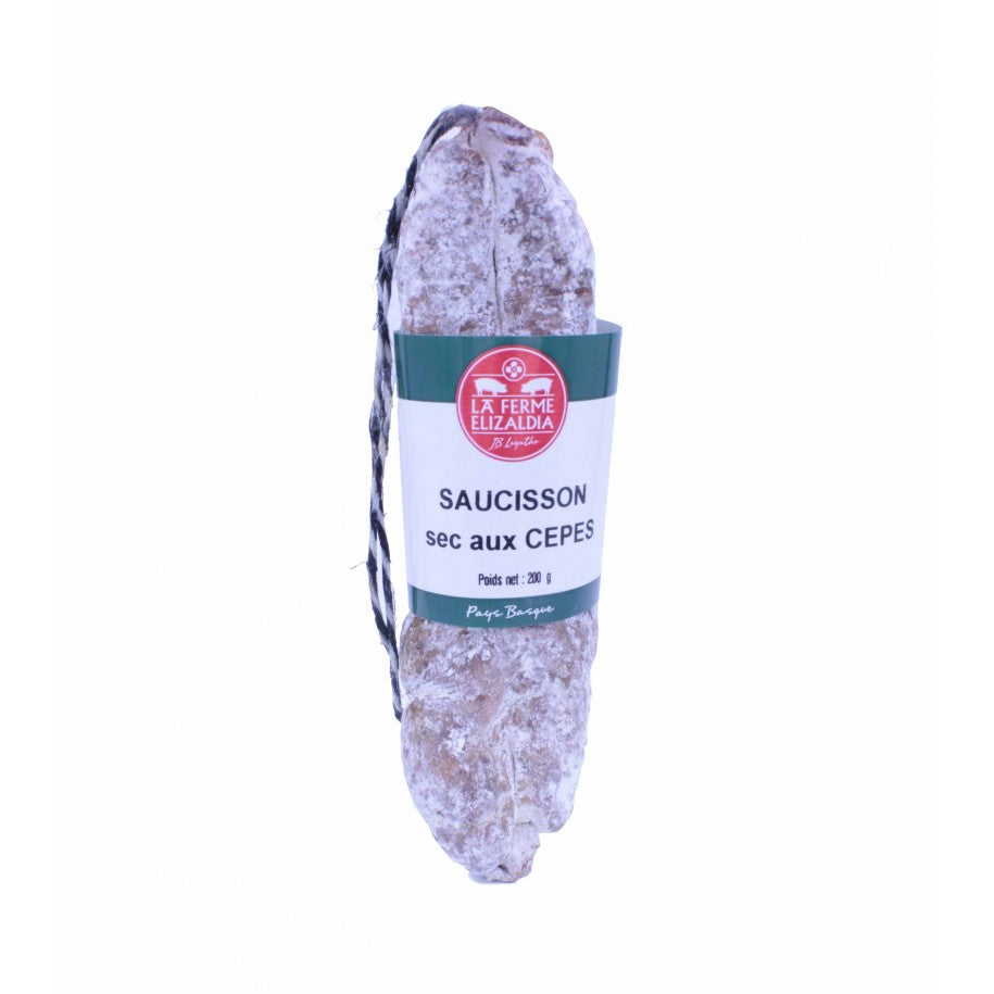 Saucisson aux cèpes