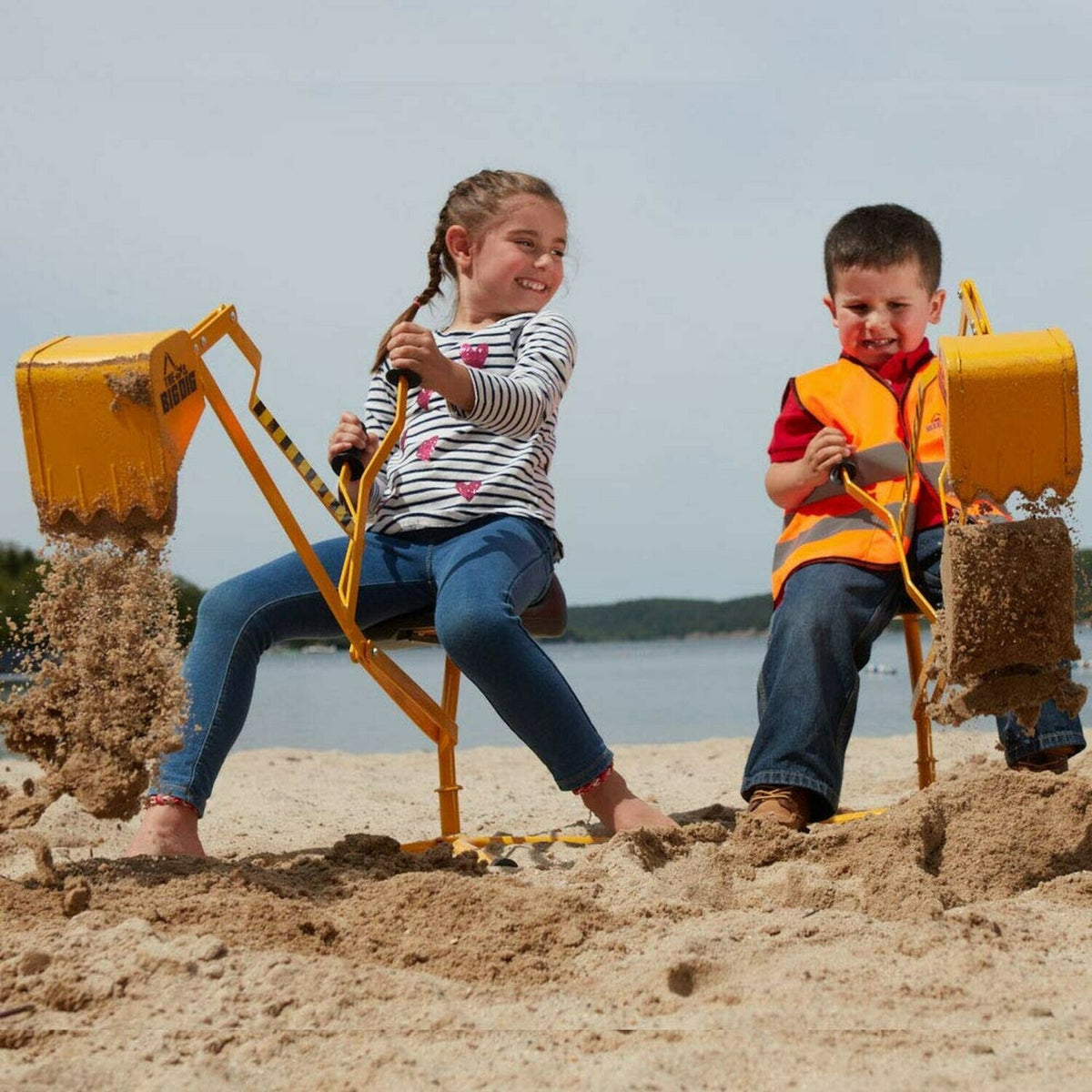 sit on childs digger