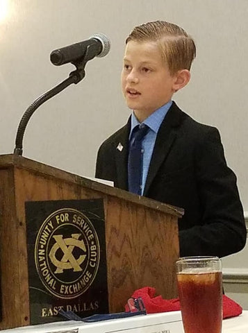 Charlie Delivers Keynote Address at Exchange Club of East Dallas
