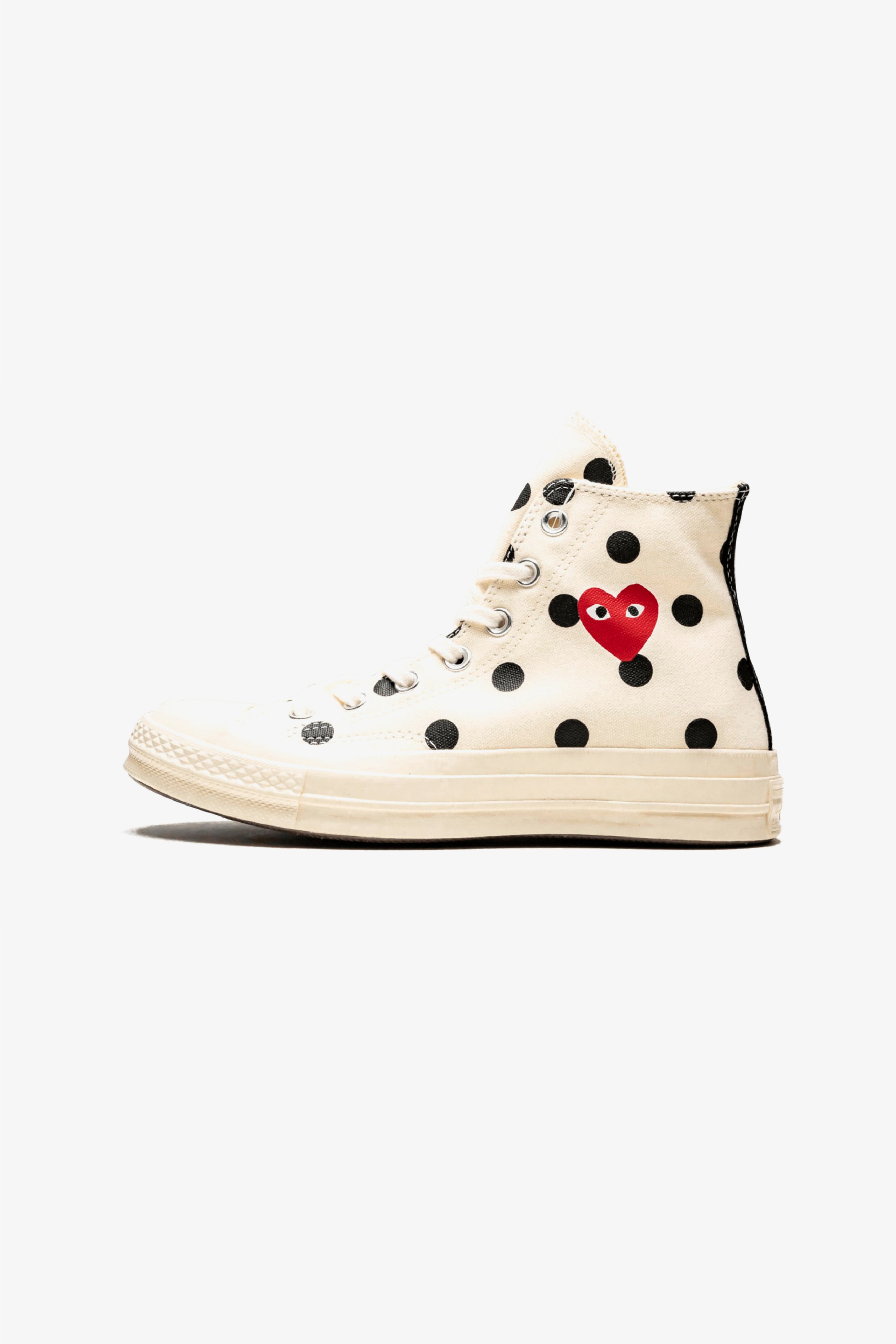 COMME DES GARCONS PLAY Converse Polka Heart Taylor All Star '70 High | Selectshop FRAME