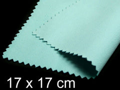 17.5x17.5cm Blue Wholesale Silver Polishing Cloth Cleaner Agent