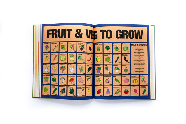 Fruit and Veg to grow spread from Grow Food Anywhere