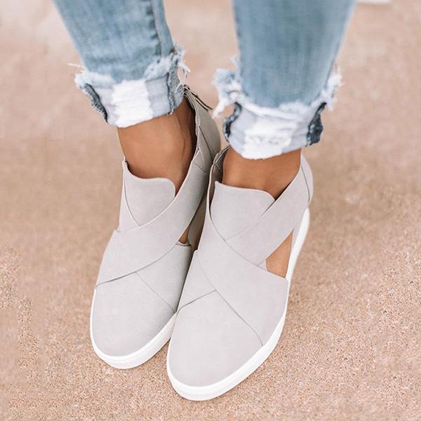 stylish wedge sneakers