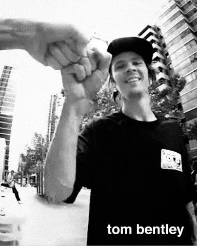 the 4 skateboardcompany amateur skateboarder Tom Bentley Instagram link