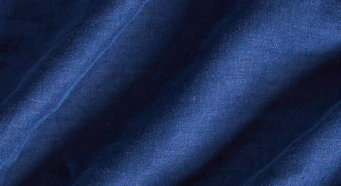 blue hemp fabric