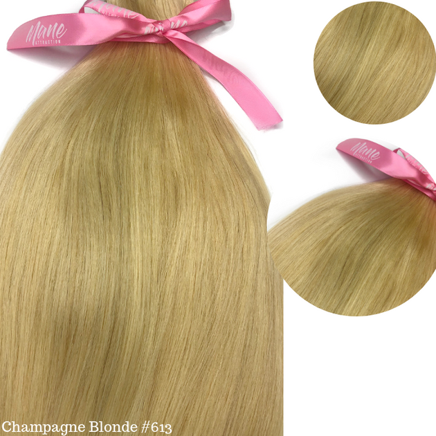 Weft Bundle Champagne Blonde 613 Mane Attraction