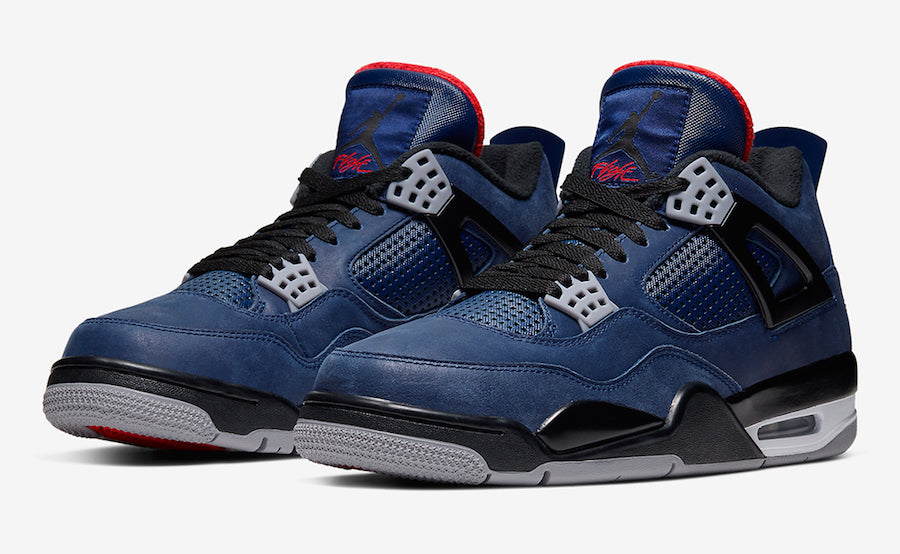 all blue jordan retro 4