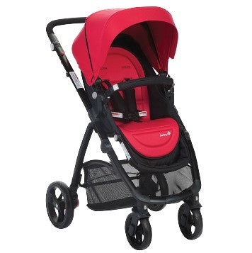 red stroller