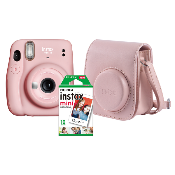 Câmera Instantânea Fujifilm Instax Mini 11 Rosa + Pack 10 - Loja Fujifilm