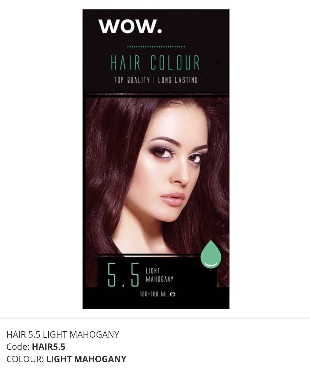 Wow Hair Colour  Light Mahogany – Beauty Box Online