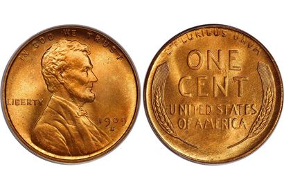1909 S Lincoln Wheat Penny Obverse & Reverse