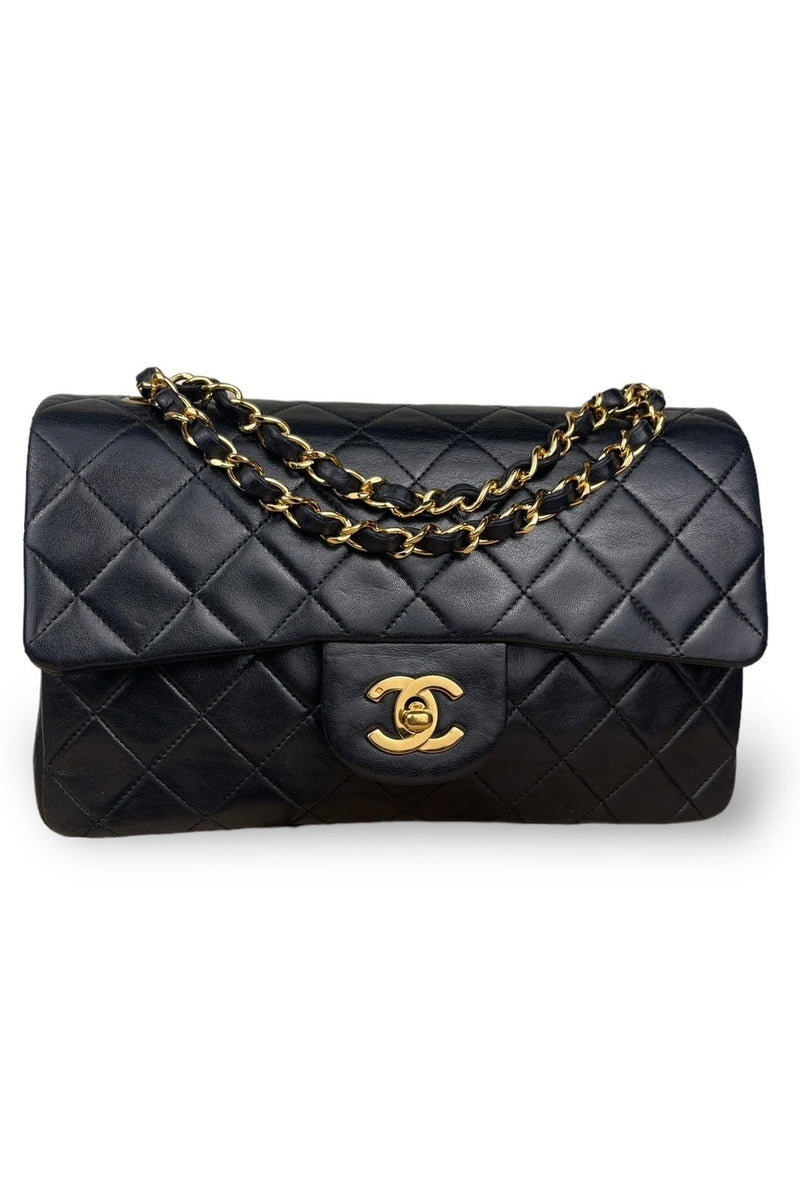 Chanel Classic Small Double Flap Black Lambskin Bag