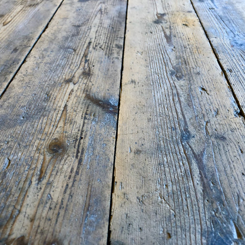 reclaimed floorboards