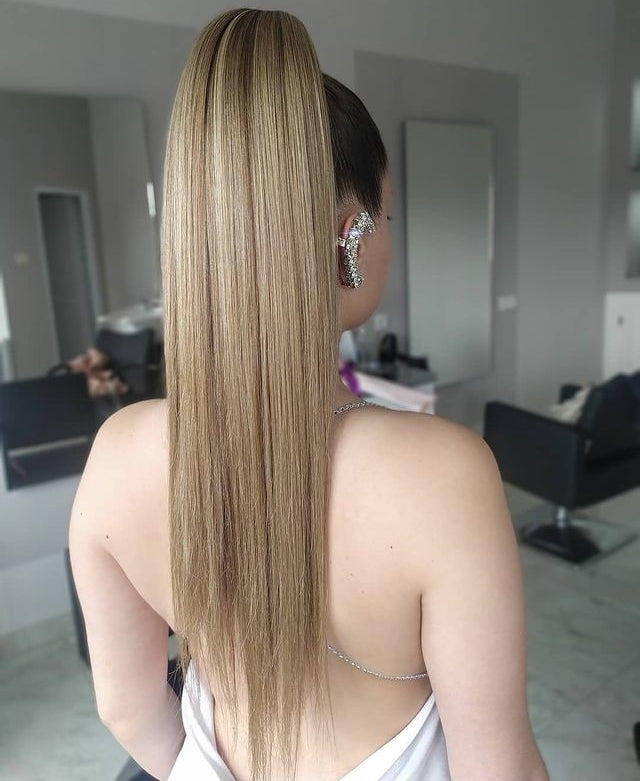 ponytail - #10 ash blonde.