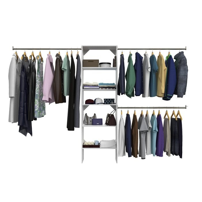 examples of a custom closet system