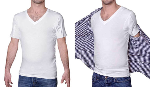 Men's Sweat Proof V-Neck Undershirt