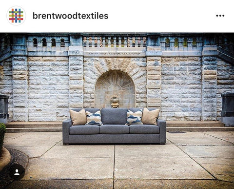 brentwood textiles on furniture