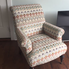 Brentwood Pattern on chair 