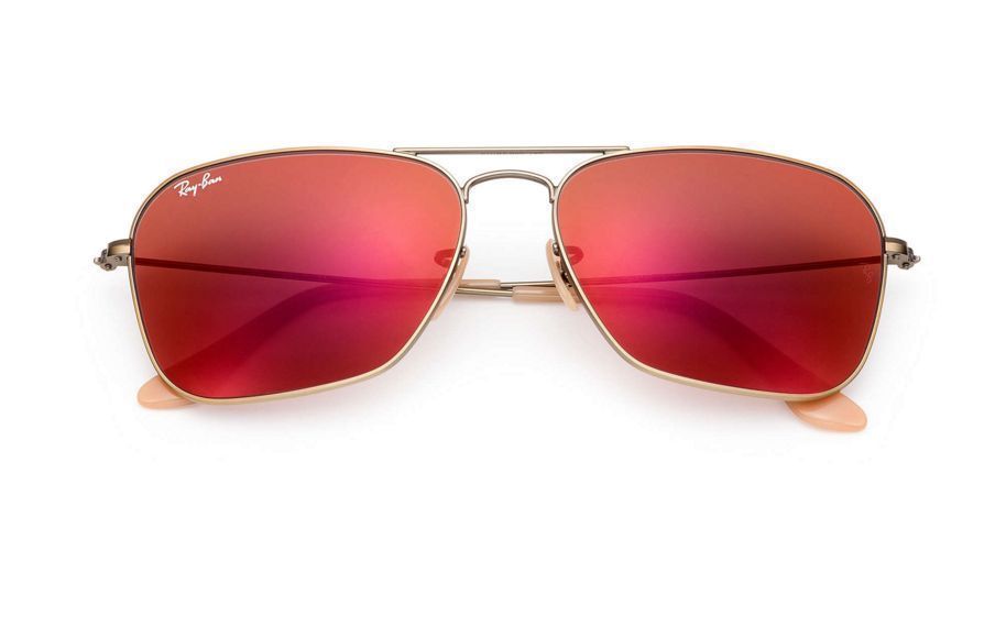 ray ban caravan red