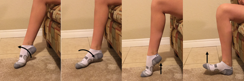 ankle exercise to strengthen balance and mobility, prevent falls