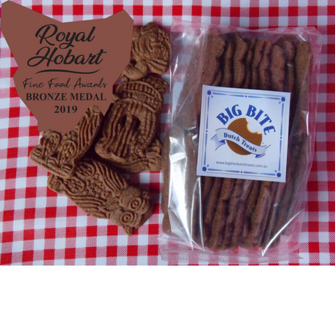 Speculaas - Dutch spiced biscuits - Bronze medal - Big Bite Dutch Treats