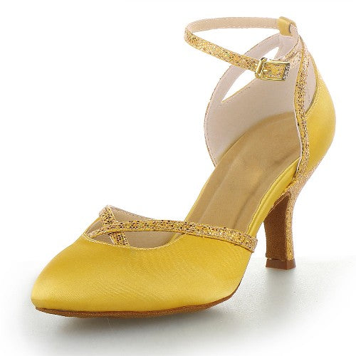 inalámbrico auge jalea Zapatos de baile latino brillantes para mujer, zapatos de baile de sal –  Dance Shoes Mart