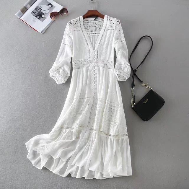 white bohemian maxi dresses