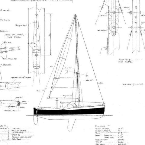 Gartside Boats | 20 ft Centreboard Sloop, Design #170